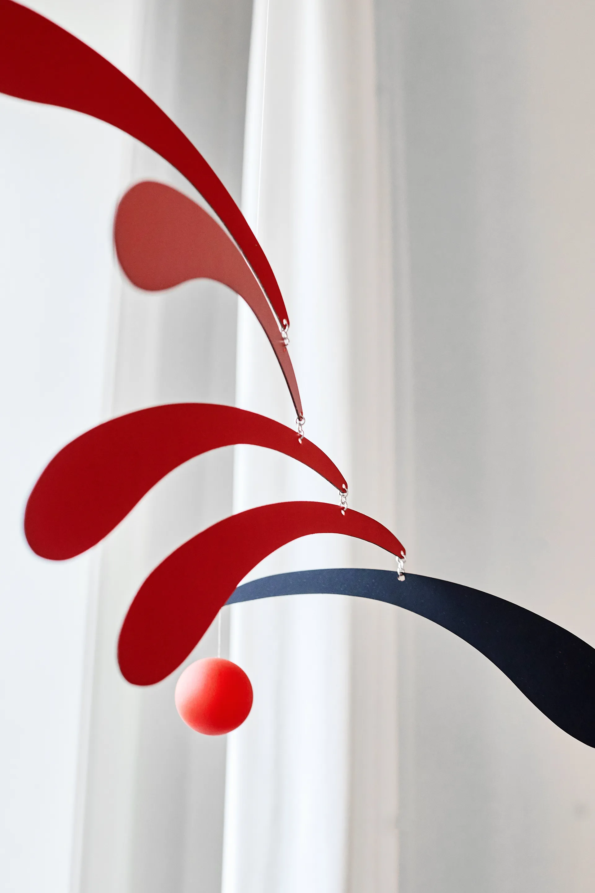 The Flowing Rythm 平衡挂件 mobile, 红色 Flensted Mobiles