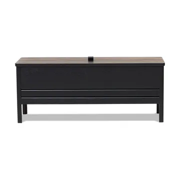 A Line 收纳长凳 111cm - 黑色 - Form & Refine