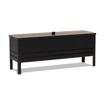 A Line 收纳长凳 111cm - 黑色 - Form & Refine