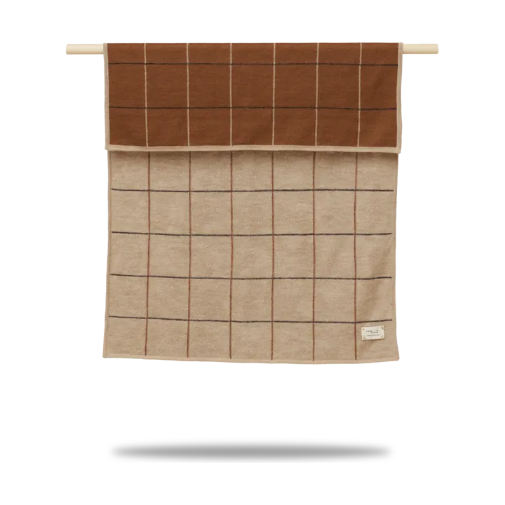 Aymara 婴儿毛毯 70x100cm - 新方形纹 - Form & Refine