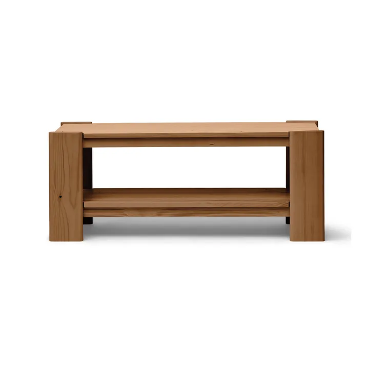 Beam 横梁 长凳 - 深棕色松木_112x45x33cm - Form & Refine