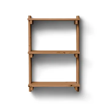 Beam 横梁 墙上置物架 - 深棕色松木_60x90.5x25cm - Form & Refine
