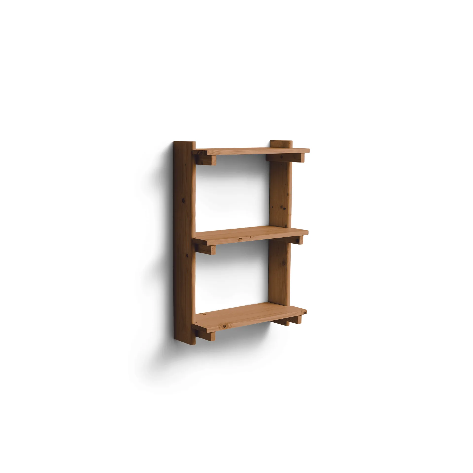 Beam 横梁 墙上置物架, 深棕色松木_60x90.5x25cm Form & Refine