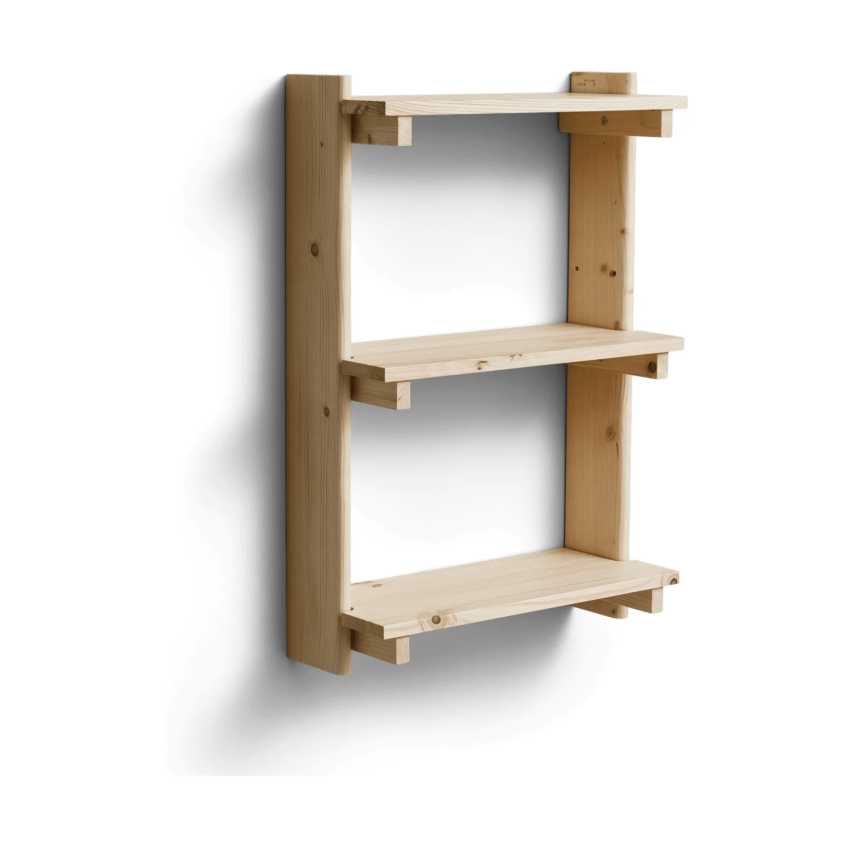 Beam wall 架子 3 shelves, Pinewood Form & Refine