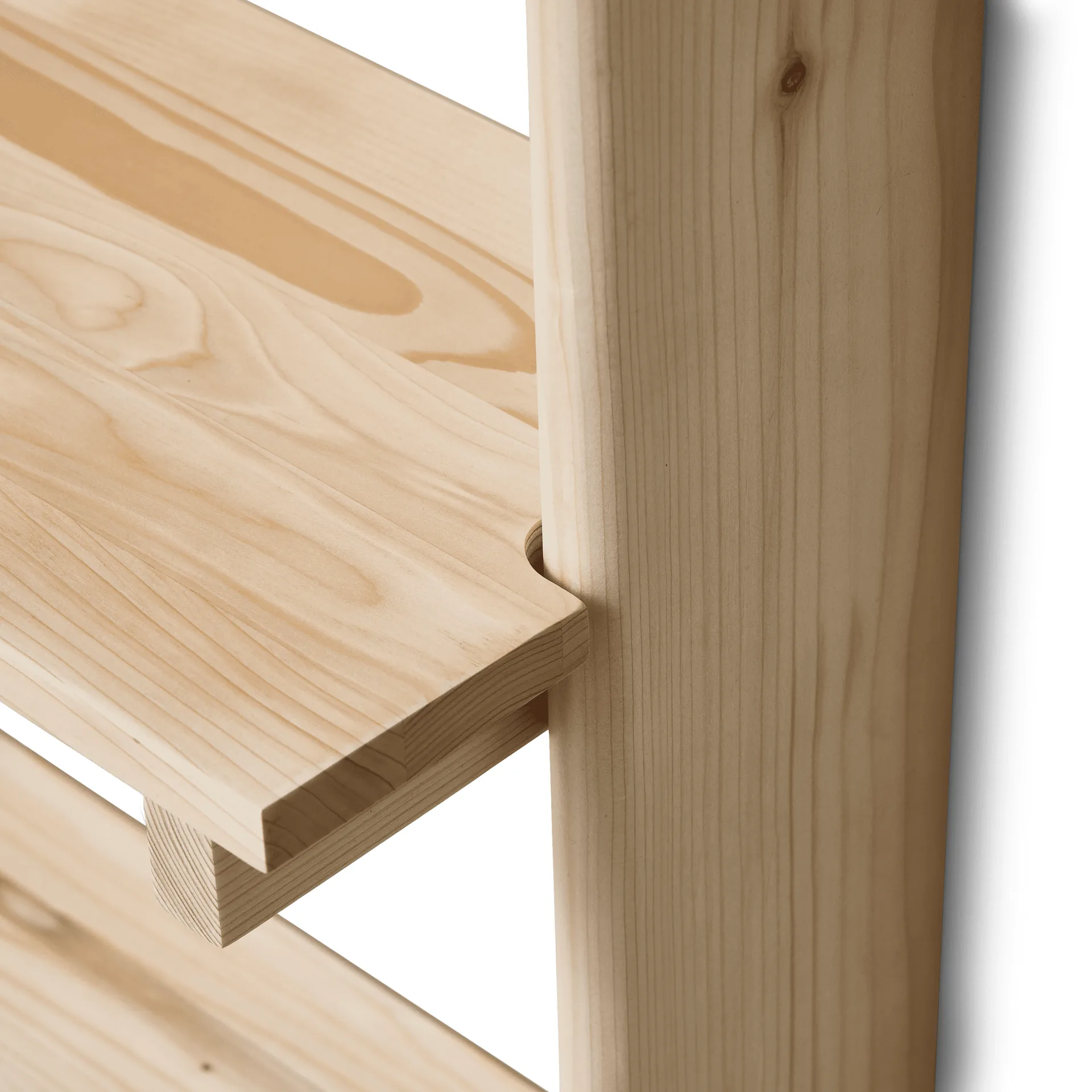 Beam wall 架子 3 shelves, Pinewood Form & Refine
