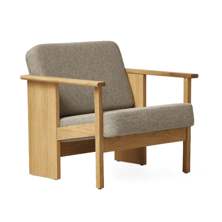 Block 休闲椅 - 橡木_Hallingdal 65-0227 - Form & Refine