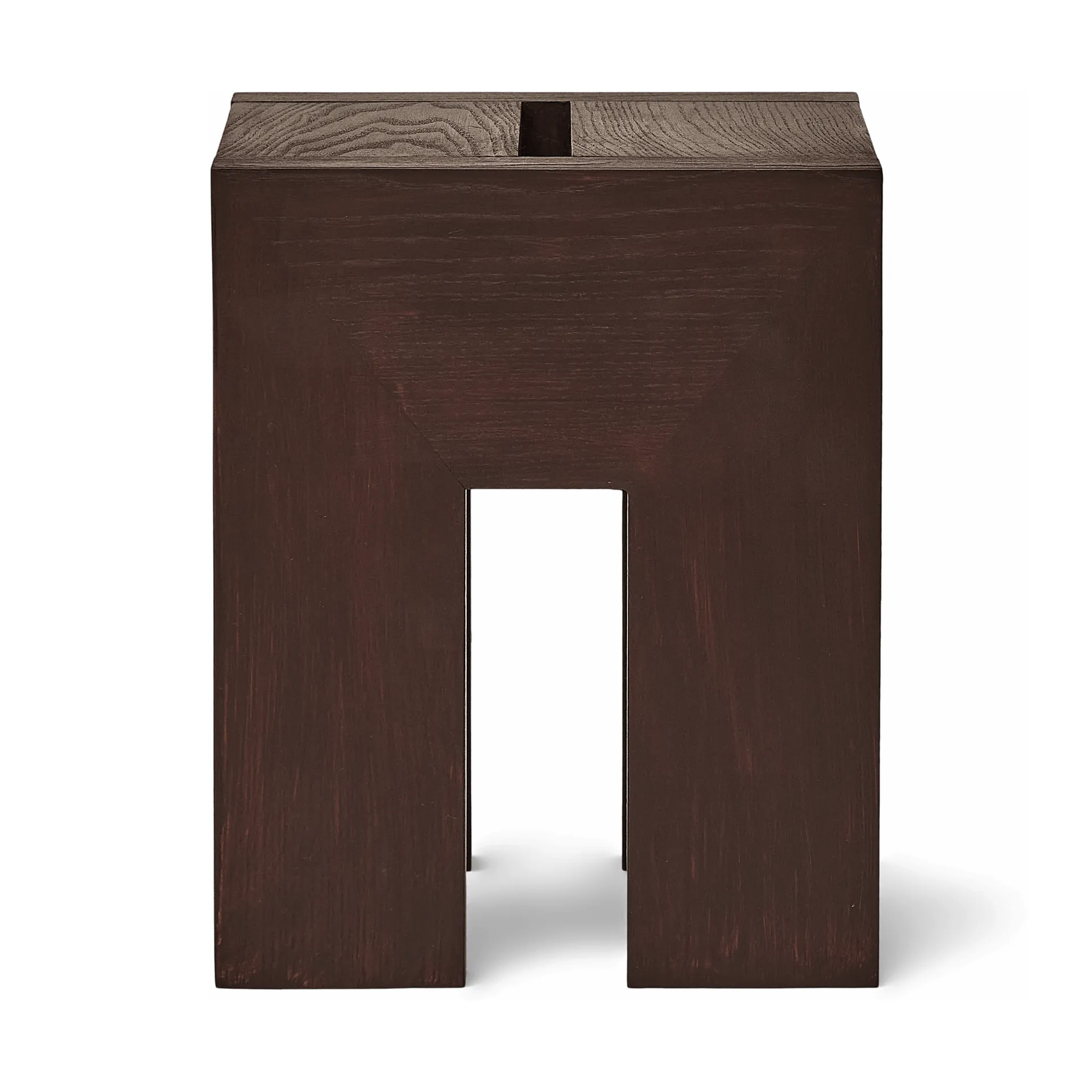 Monolith 边几, 深棕色 白蜡木，29x29x36cm Form & Refine
