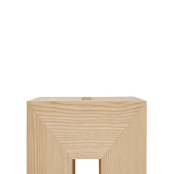 Monolith 边几 - 白蜡木，29x29x36cm - Form & Refine