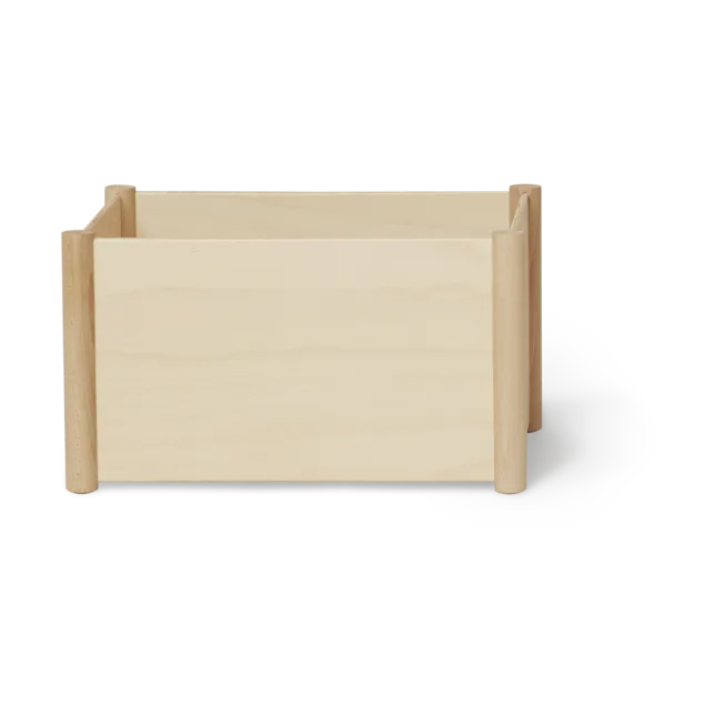 Pillar 中号收纳箱 - 山毛榉木色 - Form & Refine