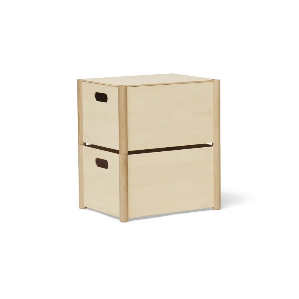 Pillar 中号收纳箱, 山毛榉木色 Form & Refine