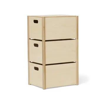 Pillar 中号收纳箱 - 山毛榉木色 - Form & Refine