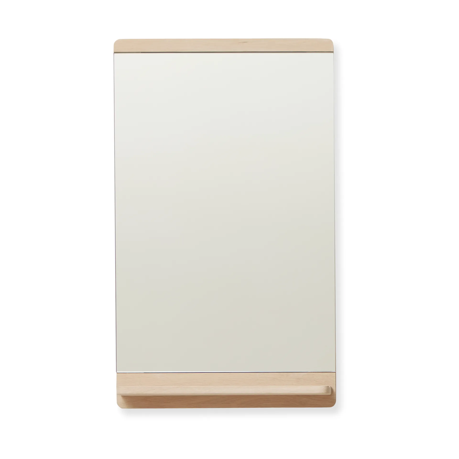 Rim 墙面镜 40x68 cm, 白色 自然木色 Form & Refine