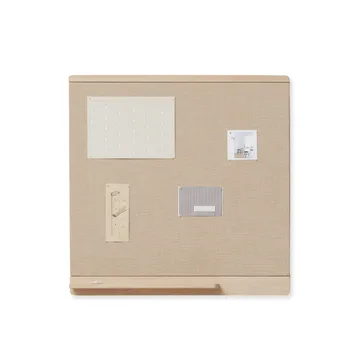 Rim pinboard 75x75 cm - 白色 自然木色 - Form & Refine