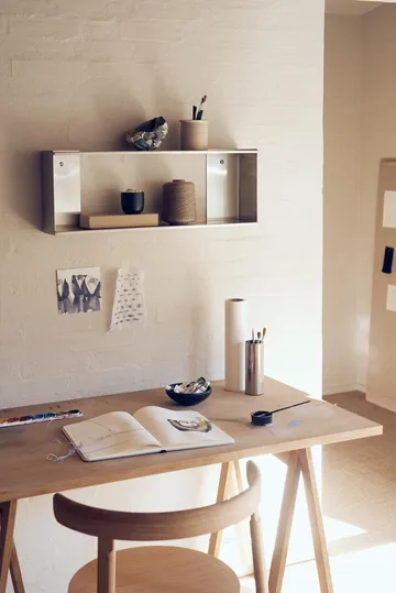 Taper 收纳置物架 70x25cm - 不锈钢 - Form & Refine