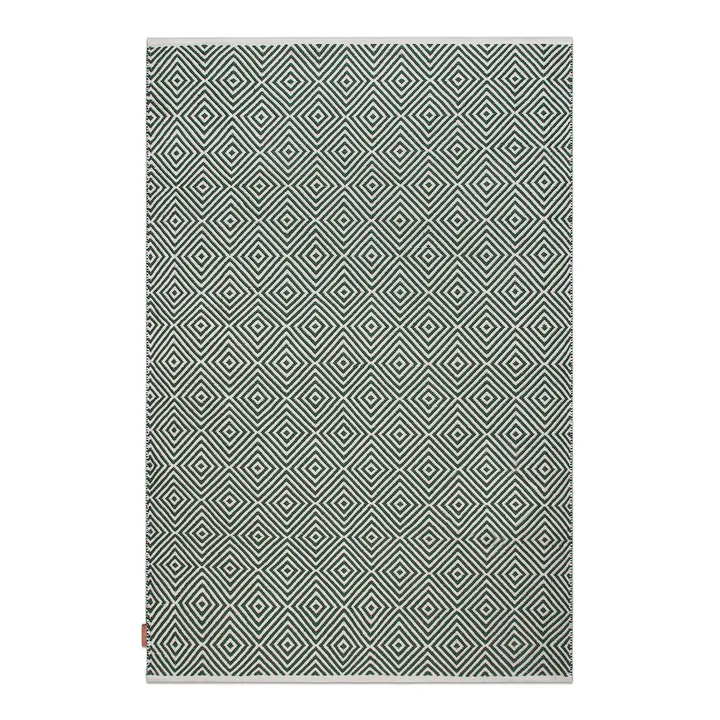 菱形地毯140x200cm - 绿色 - Formgatan