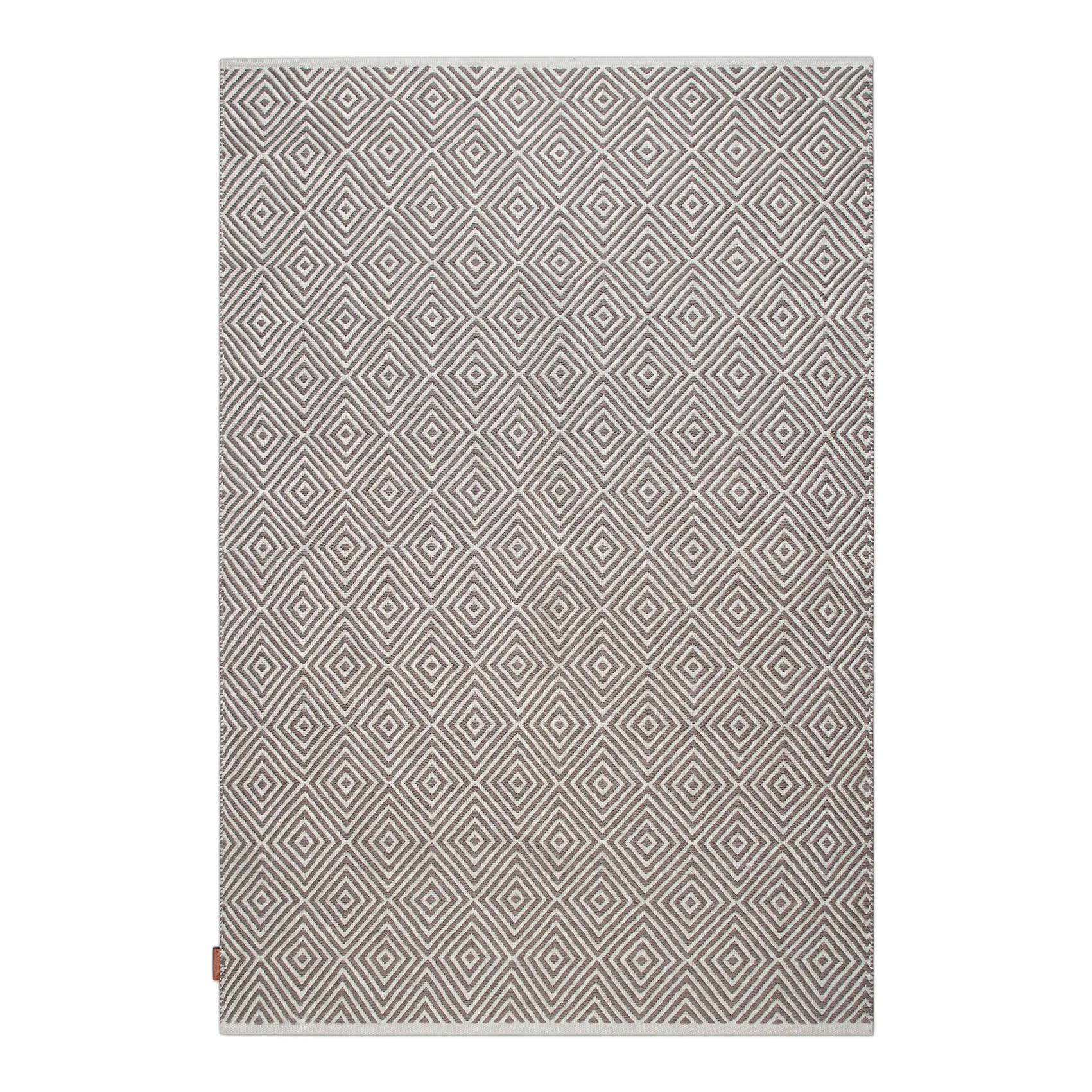 菱形地毯140x200cm, 灰色 Formgatan