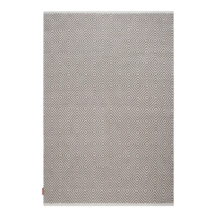 菱形地毯140x200cm - 灰色 - Formgatan