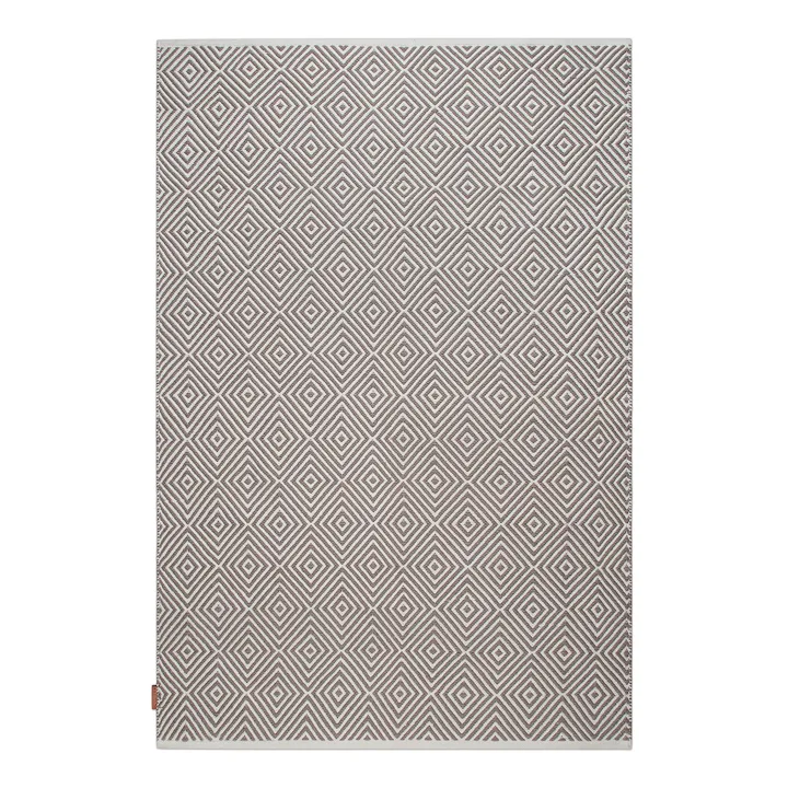 菱形地毯170x230cm - 灰色 - Formgatan