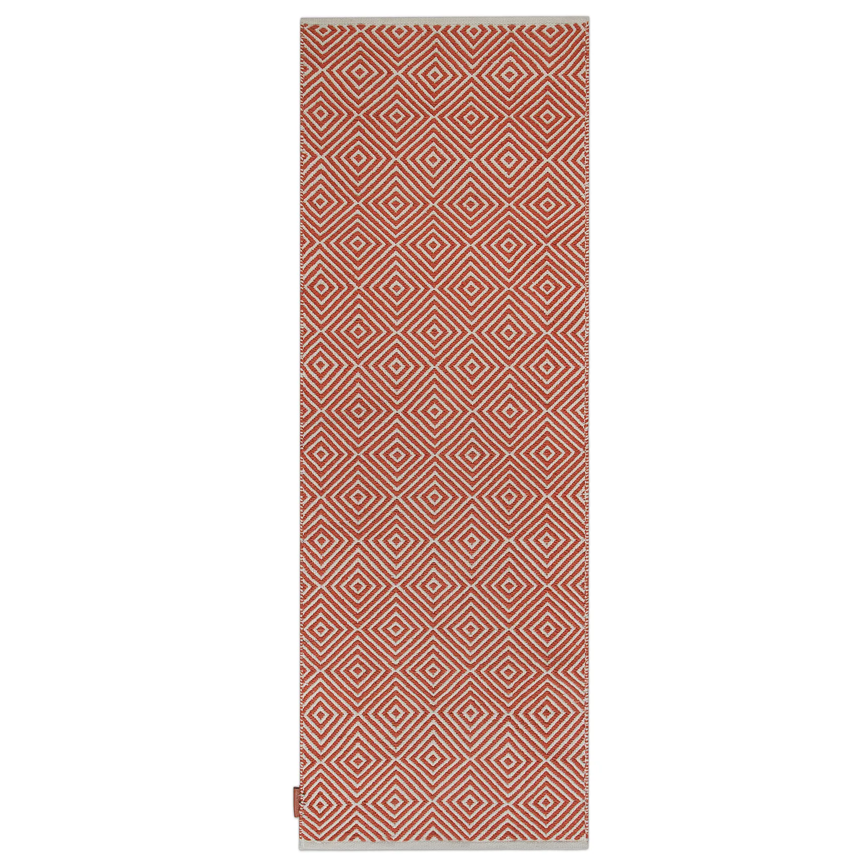 菱形地毯70x200cm, Burnt 橘色 Formgatan