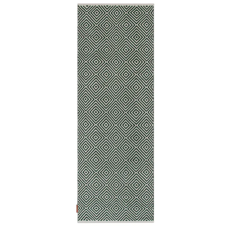 菱形地毯70x200cm - 绿色 - Formgatan