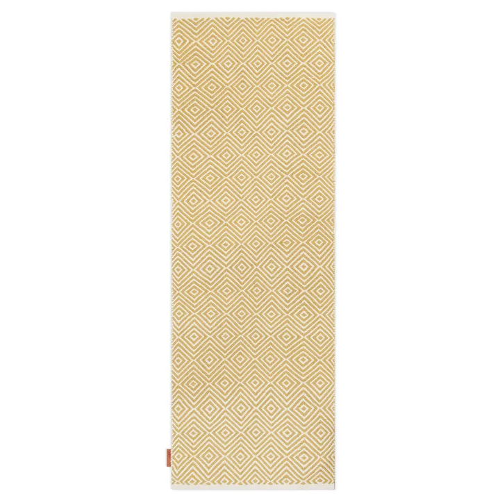 菱形地毯70x200cm - 黄色 - Formgatan