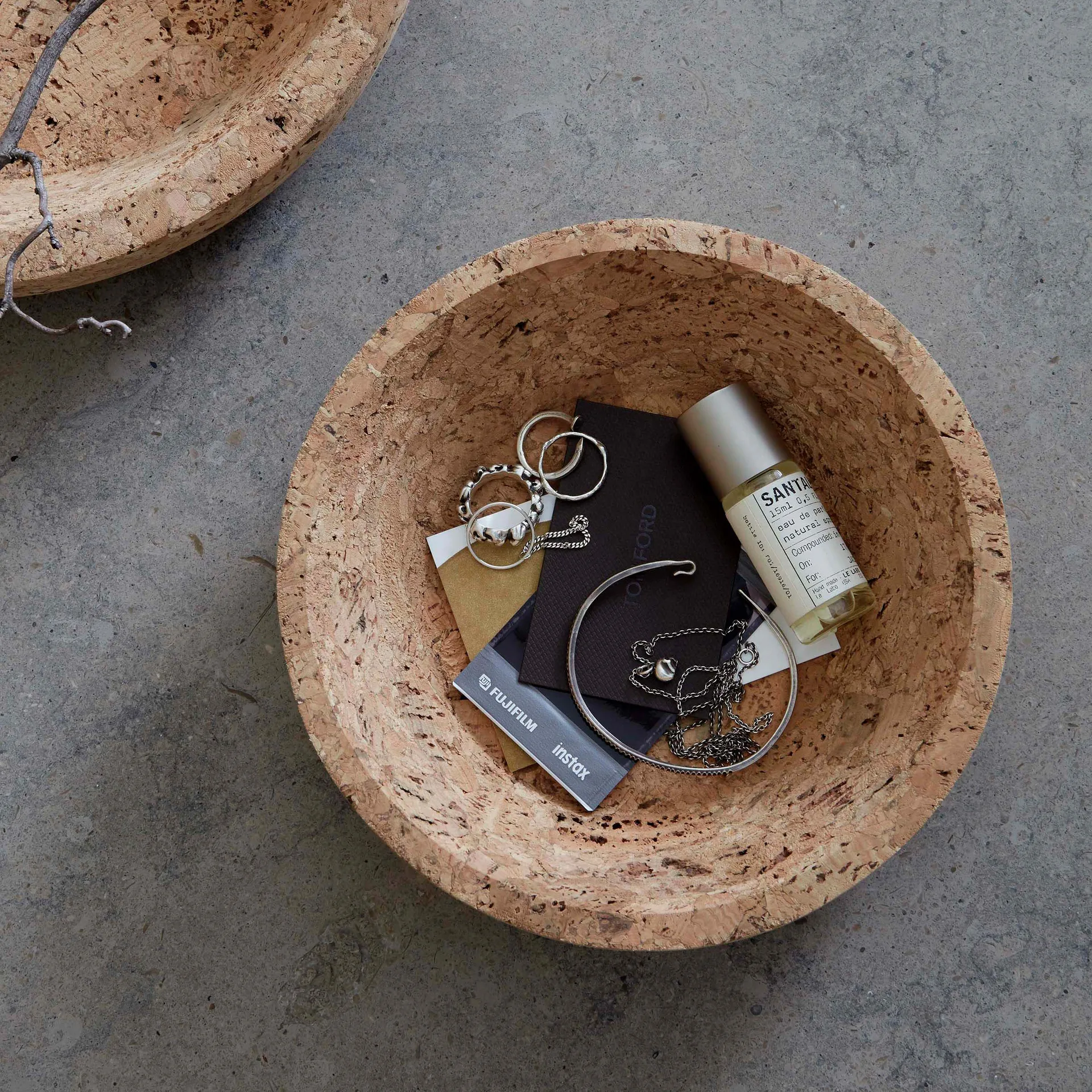 Cork 碗  S 20 cm, natural Formgatan