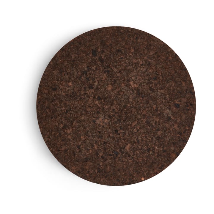 Cork trivet smoked, Ø27 cm Formgatan
