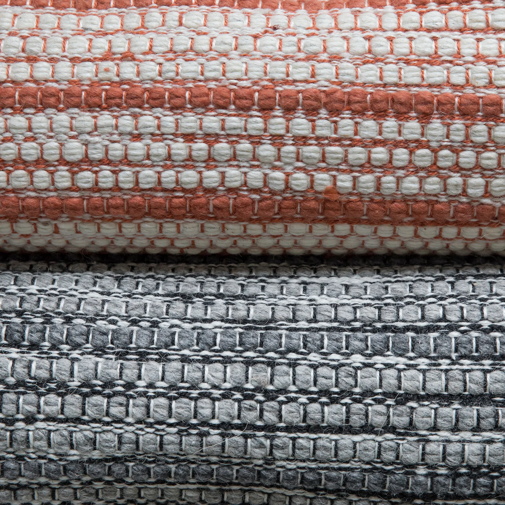 Stripe 地毯  140x200 cm, Burnt 橘色 Formgatan