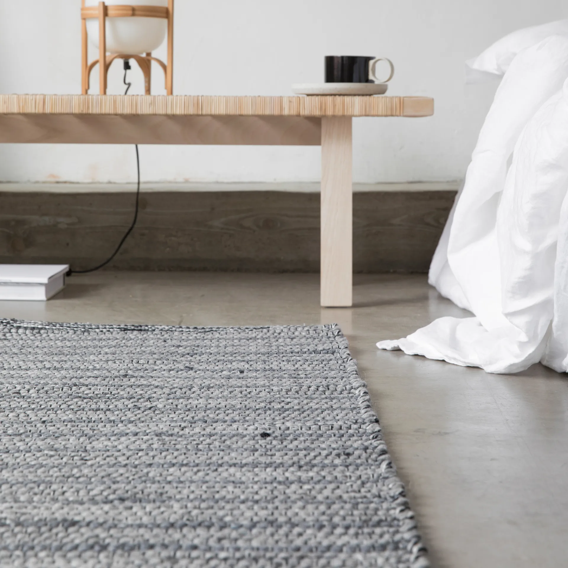 Stripe 地毯  170x230 cm, 灰色 Formgatan