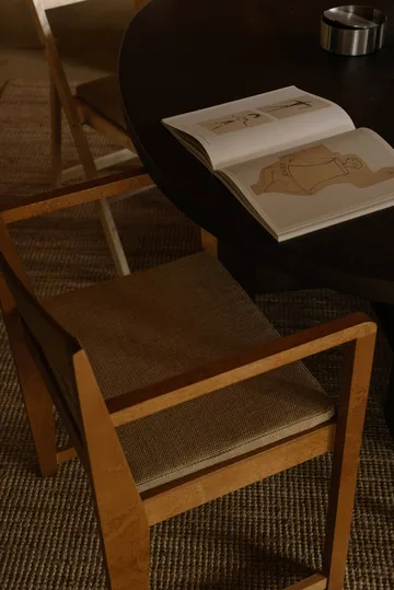 Armrest Chair 01 扶手椅 - 深棕色桦木 - FRAMA