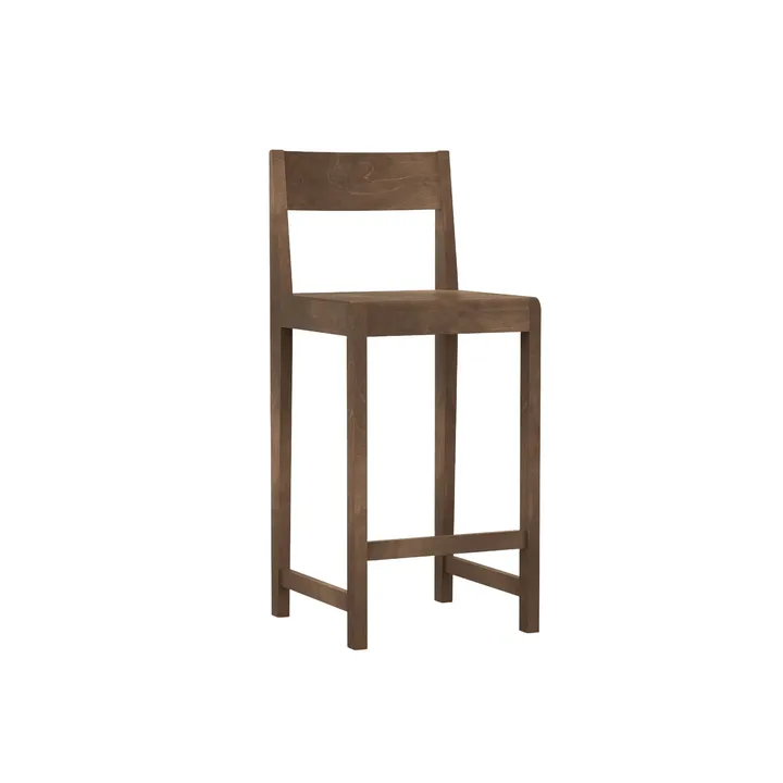 Bar Chair 01 barstol - 深棕色桦木，65 cm - FRAMA