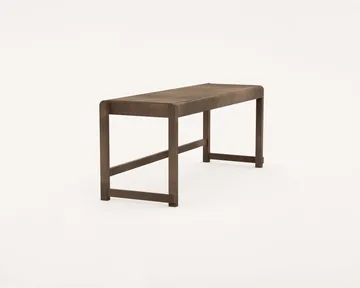 Bench 01 长凳 - 深棕色桦木, 114,6x37x46 cm - FRAMA