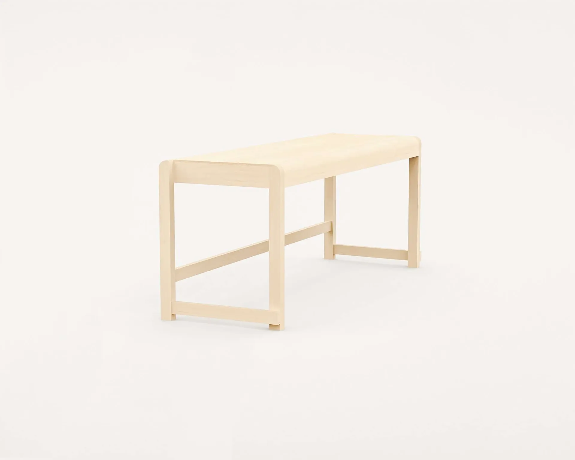 Bench 01 长凳, 桦木, 114,6x37x46 cm FRAMA