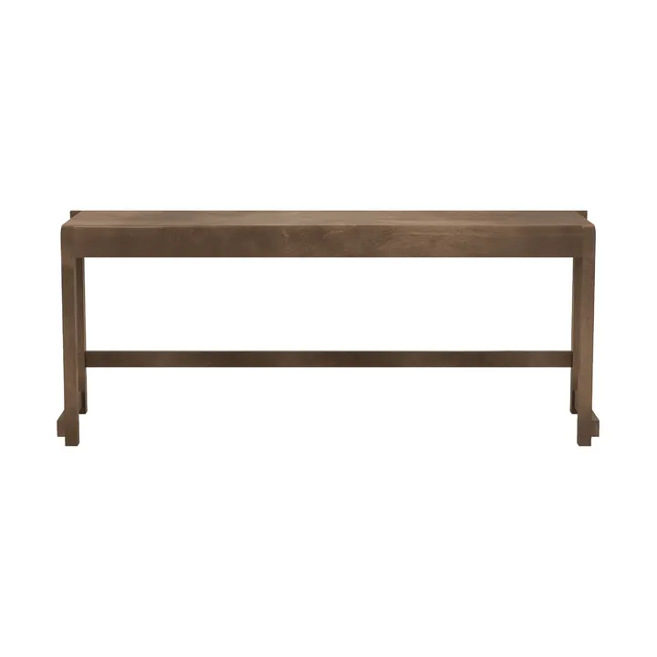 Bench 01 bänk - 深棕色桦木, 114,6x37x46 cm - FRAMA
