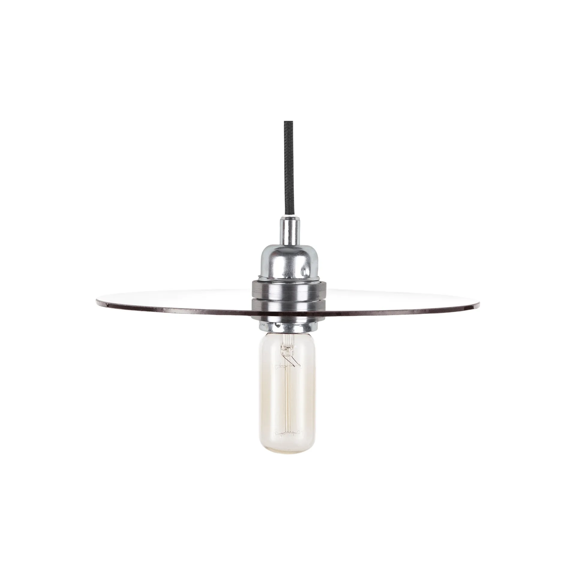 Circle Shade 吊灯, 烟熏玻璃-钢，Ø25 cm FRAMA