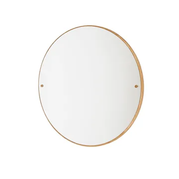 CM Circle 镜子 - 橡木, large, Ø70 cm - FRAMA