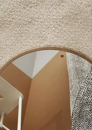 CM Circle 镜子 - 橡木, medium, Ø60 cm - FRAMA