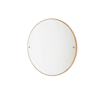 CM Circle 镜子 - 橡木, small, Ø45 cm - FRAMA