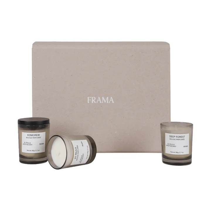 FRAMA 香薰蜡烛礼盒 - 3件套 - FRAMA
