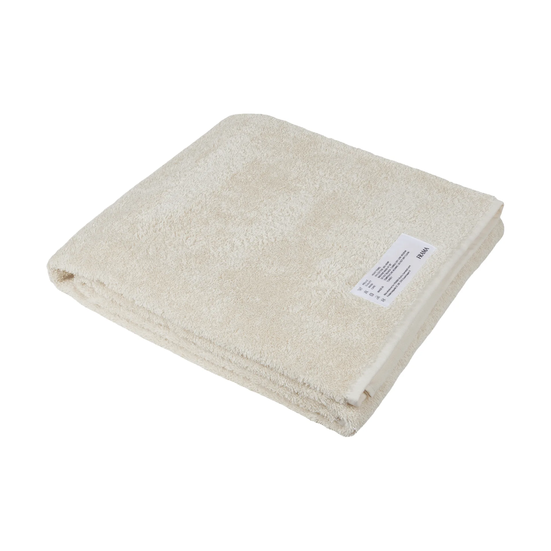 Heavy Towel 浴巾 150x100 cm, Bone white (白色) FRAMA