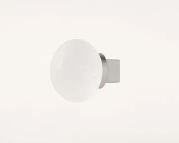 Ovoid Sconce 吸顶灯 - 不锈钢，乳白玻璃 - FRAMA