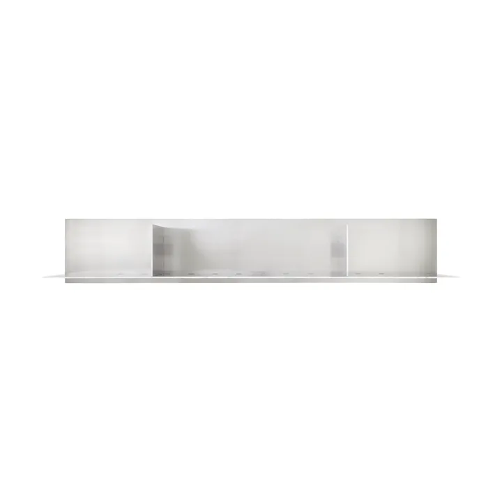 Rivet Shelf 壁挂置物架 - Aluminium, large, 119x20,6x22,5 cm - FRAMA