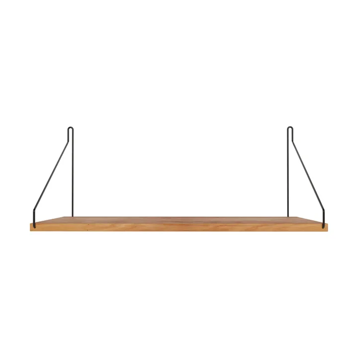 Single Shelf 壁架 - 橡木-黑色, 40x27 cm - FRAMA