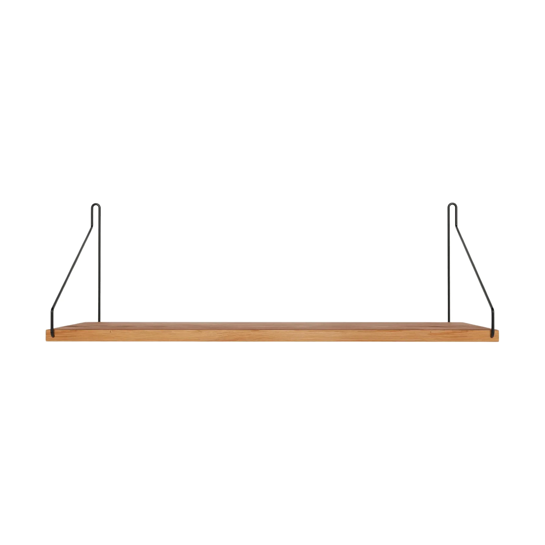 Single Shelf 壁架, 橡木-黑色, 60x20 cm FRAMA