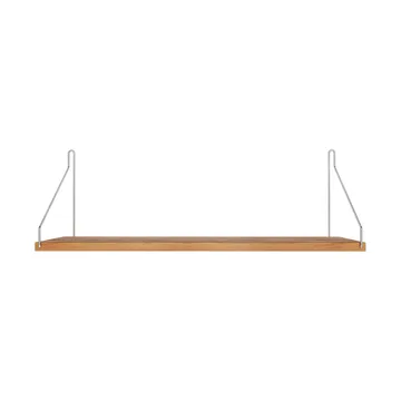 Single Shelf 壁架 - 橡木-不锈钢，60x20 cm - FRAMA