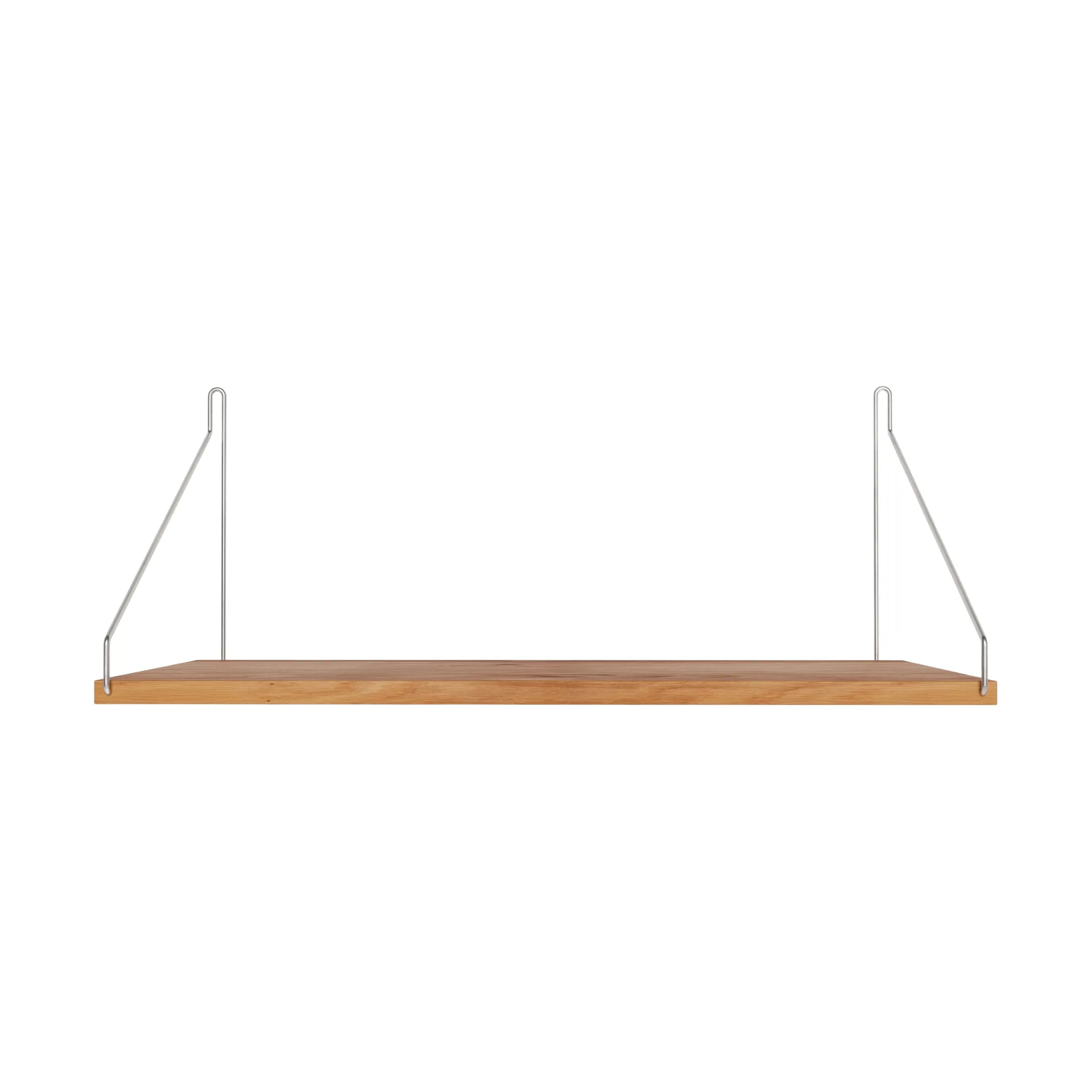 Single Shelf 壁架, 橡木-不锈钢, 60x27 cm FRAMA
