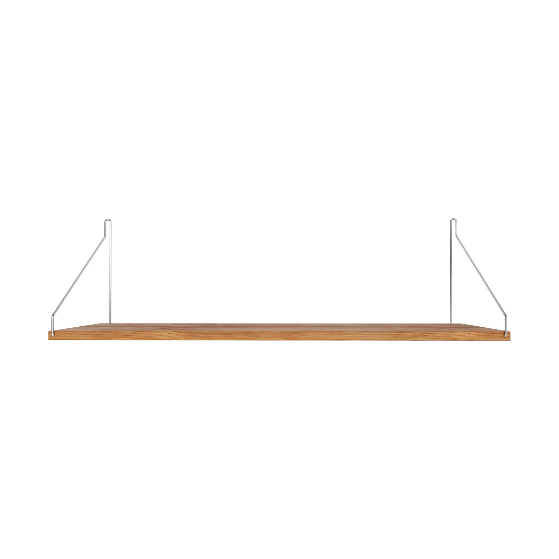 Single Shelf 壁架, 橡木-不锈钢, 80x27 cm FRAMA