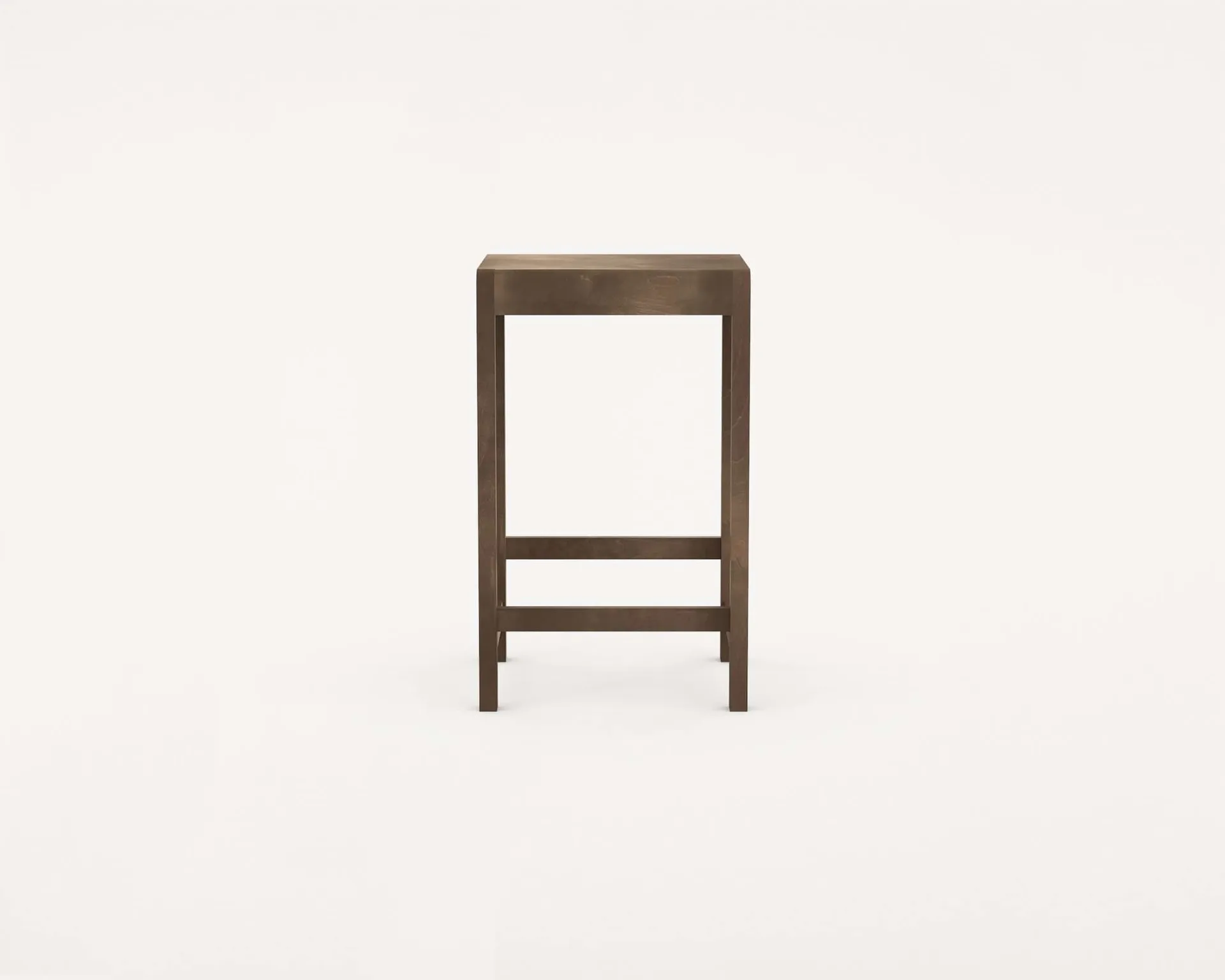Stool 01 吧凳, 深棕色桦木，65 cm FRAMA