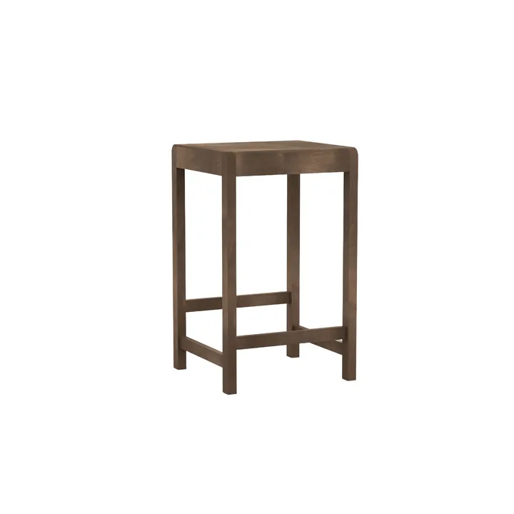 Stool 01 barpall - 深棕色桦木，65 cm - FRAMA