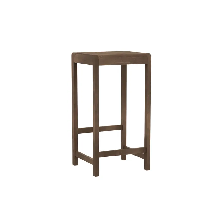 Stool 01 barpall - 深棕色桦木，76 cm - FRAMA